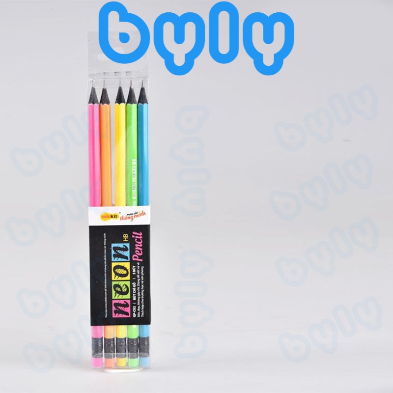 [Ship hoả tốc] Bút chì gỗ (chọn màu) Neon nổi bật 𝑻𝒉𝒊𝒆̂𝒏 𝑳𝒐𝒏𝒈 GP-C01 - ByLy Store