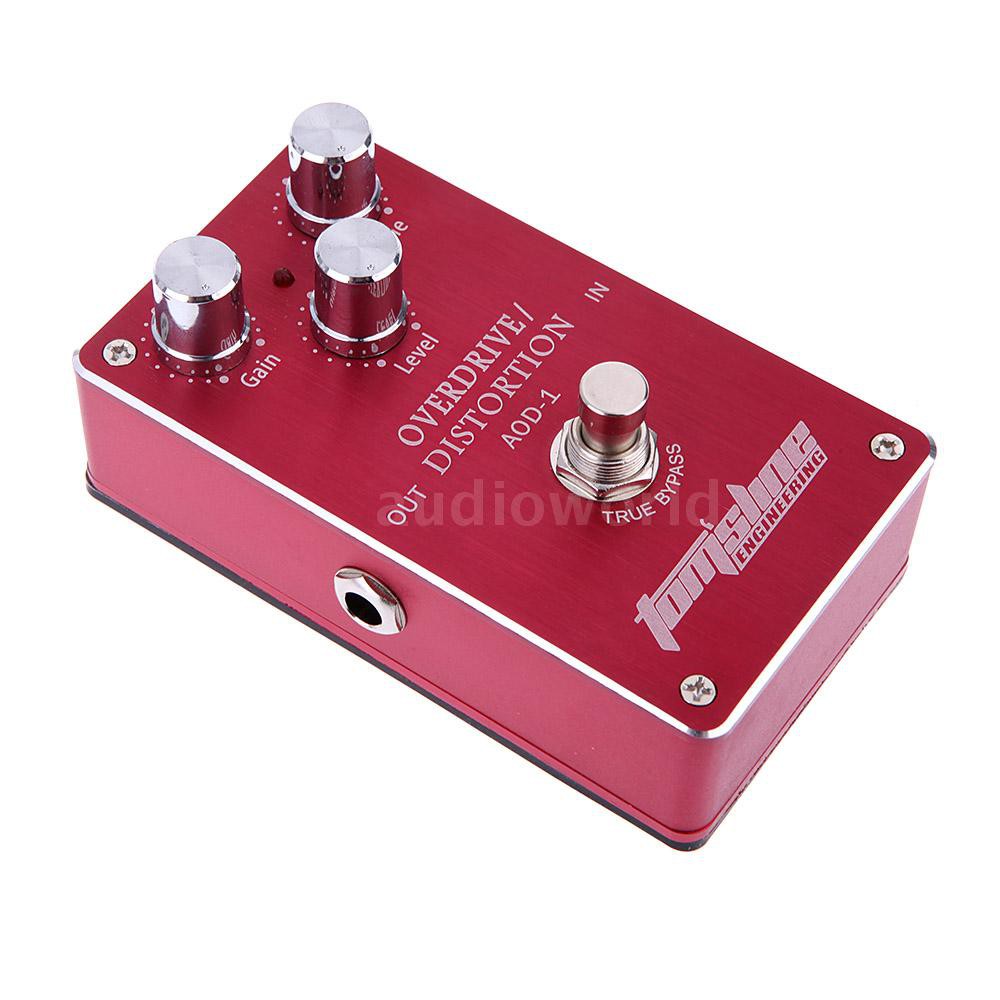 AIDO♦Aroma AOD-1 Overdrive Distortion Electric Guitar Effect Pedal Aluminum Alloy Housing True Bypas