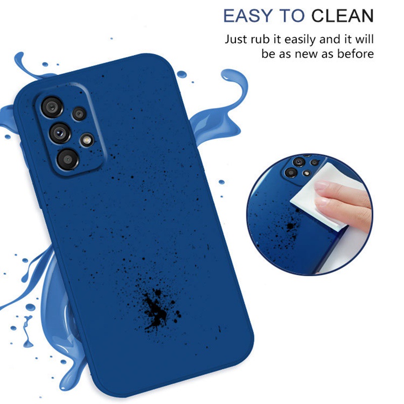 Ốp Điện Thoại Silicon Dẻo Chống Rơi Bảo Vệ Toàn Diện Cho Samsung A23 A13 A22 A12 4G 5G