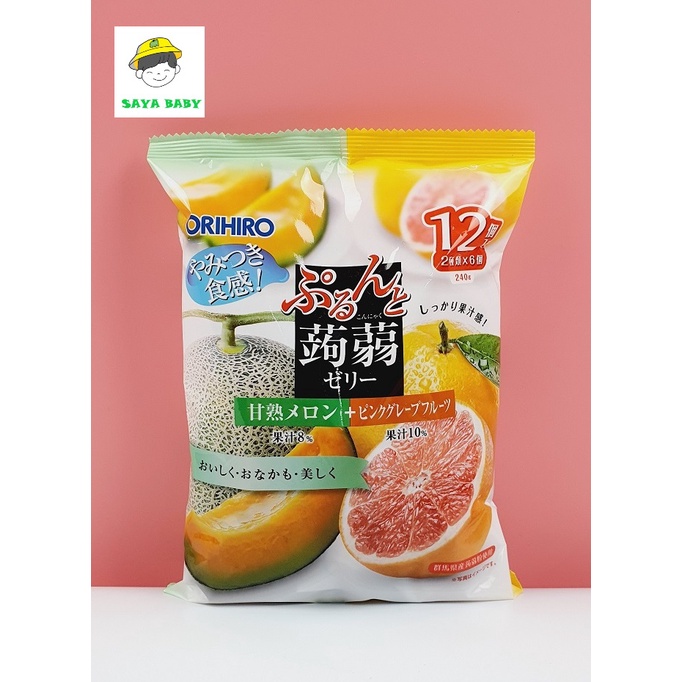 Thạch Orihiro Nhật Bản, thạch trái cây rau câu mix đủ vị cho bé