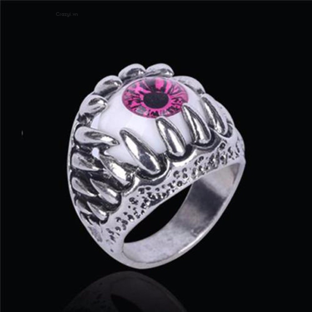 Nhẫn Hình Mắt Quỷ Bằng Thép Không Gỉ