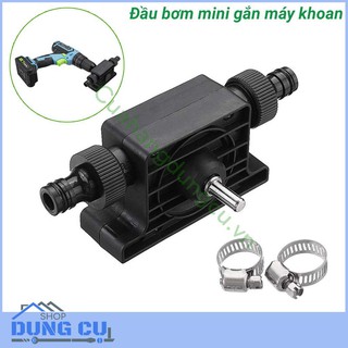 Đầu bơm nước, bơm dầu mini gắn máy khoan