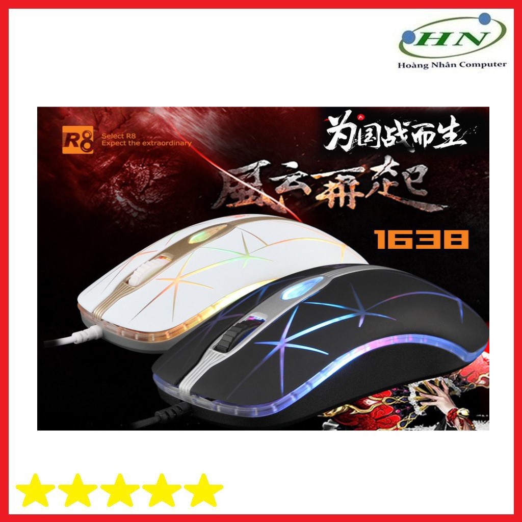 Chuột Gaming R8 1638 Có LED