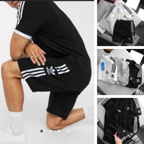 Bộ Quần Áo Thể Thao Nam Thun Cao Cấp, Bộ Adidas Nam Mùa Hè Cộc Tay Thun Lạnh Năng Động Co Dãn 4 Chiều - VIESTA STORE