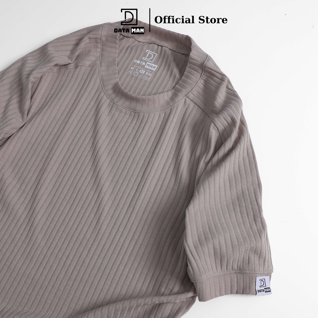 Áo cotton cổ tròn cộc tay na DATAMAN, co giãn 4 chiều, thoáng mát, tay raglan trẻ trung - ATCT22-01