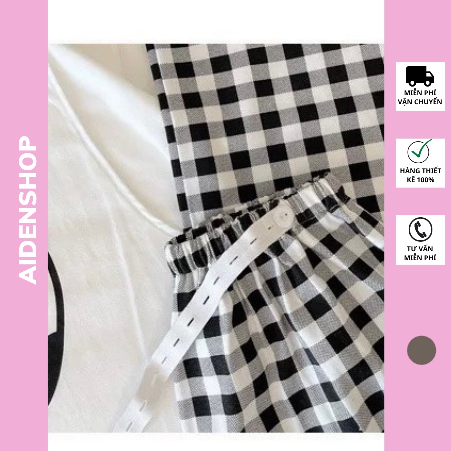 Bộ đồ bầu dễ thương sau sinh Aidenshop đồ bộ sau sinh mặc nhà