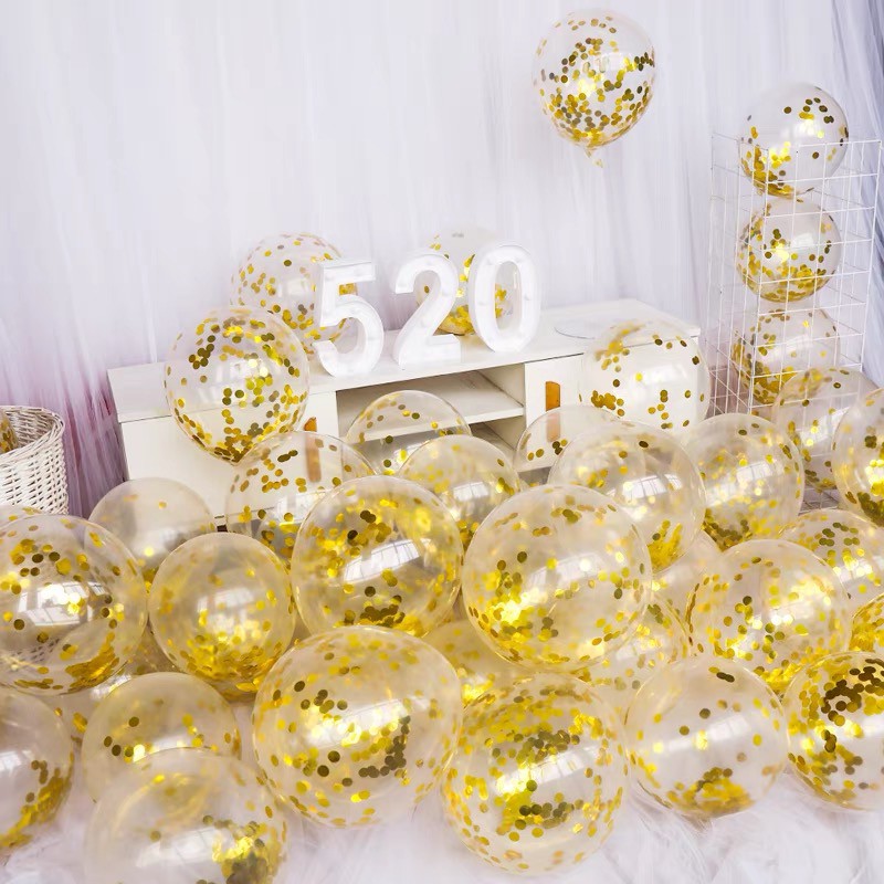 Kim Tuyến, Kim Sa Bỏ Bóng Trong Suốt, Bóng Sequin Bóng Jumbo Nhiều Màu Sắc Trang Trí Sinh Nhật