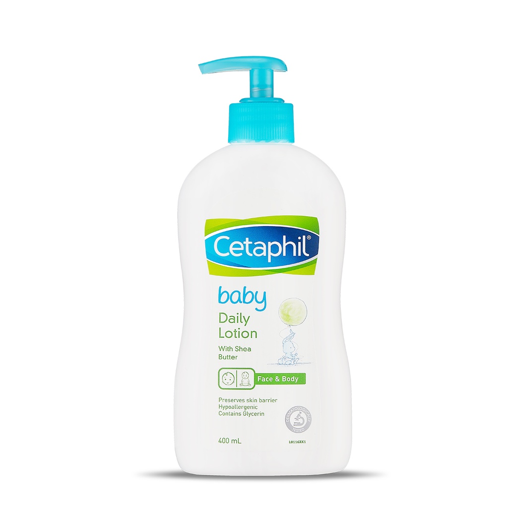 Cetaphil Sữa dưỡng ẩm dịu nhẹ hằng ngày cho bé Baby Daily Lotion 400ml [Chính Hãng]