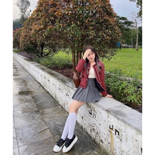 ✿ ÁO KHOÁC DẠ NƠ ĐỎ ✿