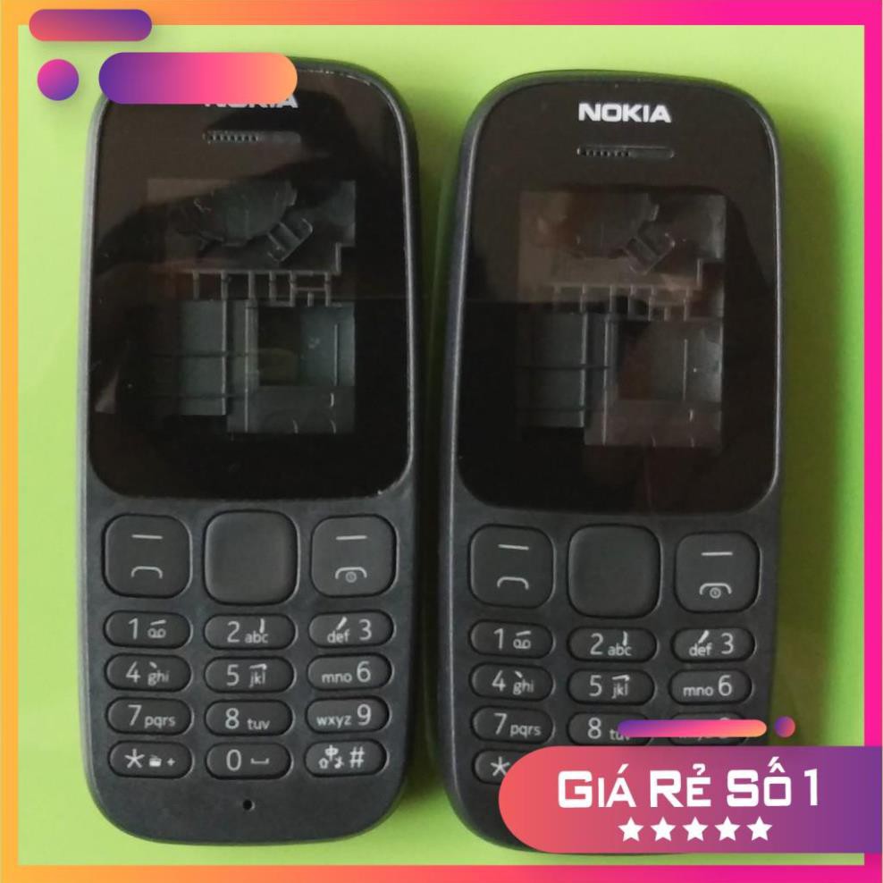 Sale giá rẻ Free ship  Bộ Vỏ dành Cho Nokia 105_2017 1 sim + Tặng Bàn Phím Zin Kèm Theo