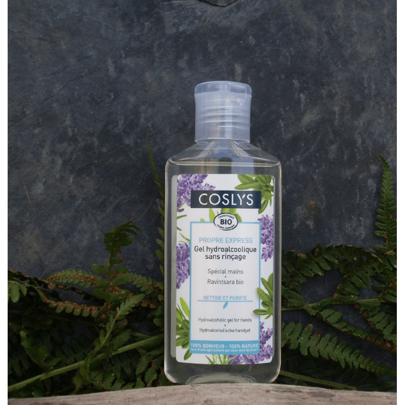 COSLYS - GEL RỬA TAY KHÔ HỮU CƠ DIỆT KHUẨN MÙI OẢI HƯƠNG (100ml) - Organic Lavender Hand Sanitizer Gel