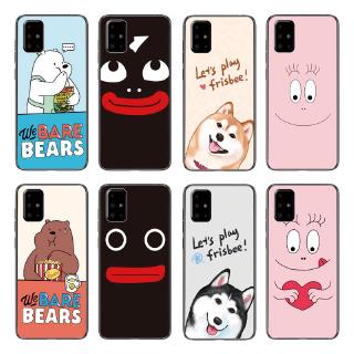 Ốp điện thoại mềm họa tiết hoạt hình cho Samsung Galaxy Note 20 Pro Plus/A21S/M01/A51/A71