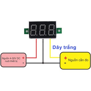 Led đo điện áp 0-30VDC