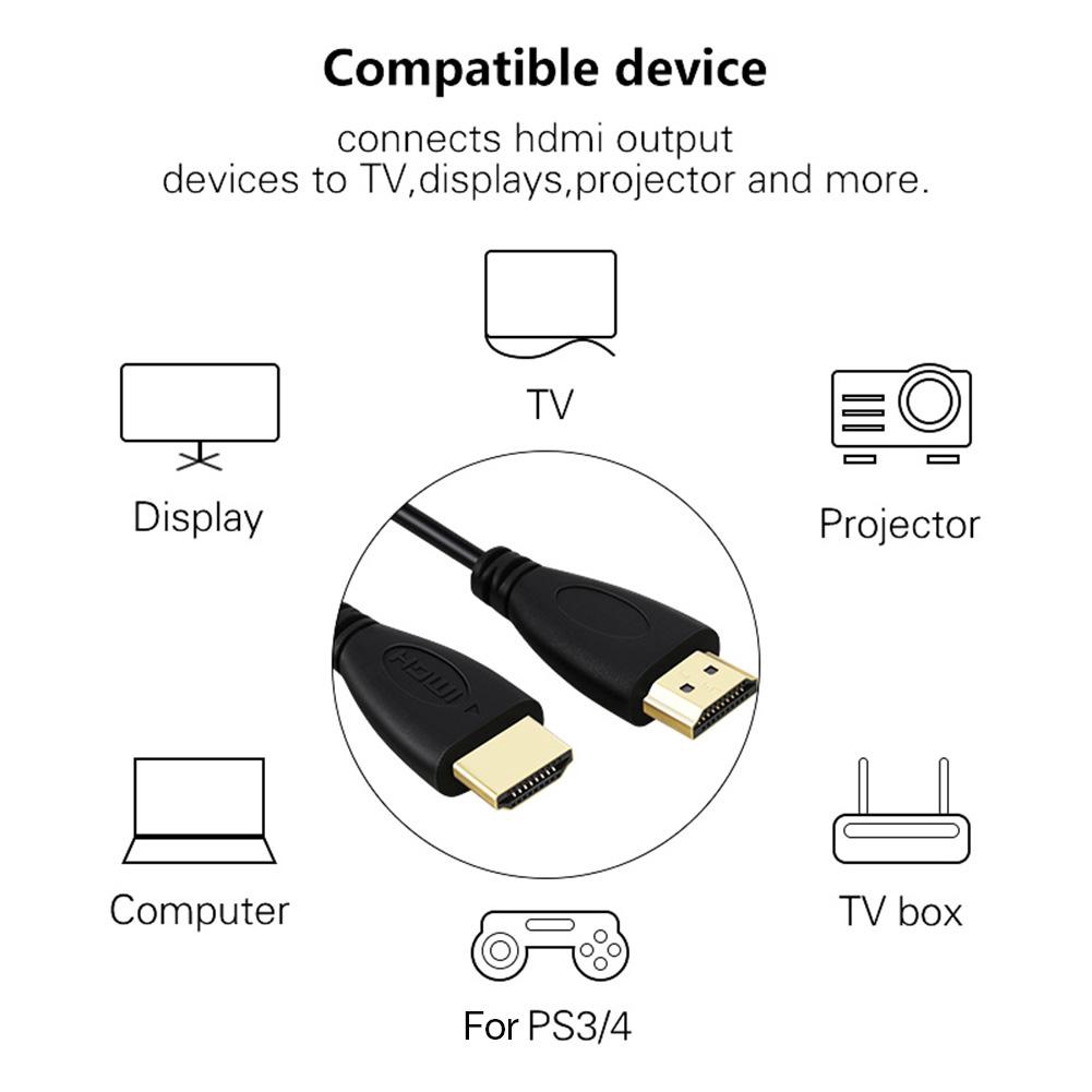 Dây Cáp Hdmi Tốc Độ Cao 0.3m 1.4 1080p Cho Hdtv