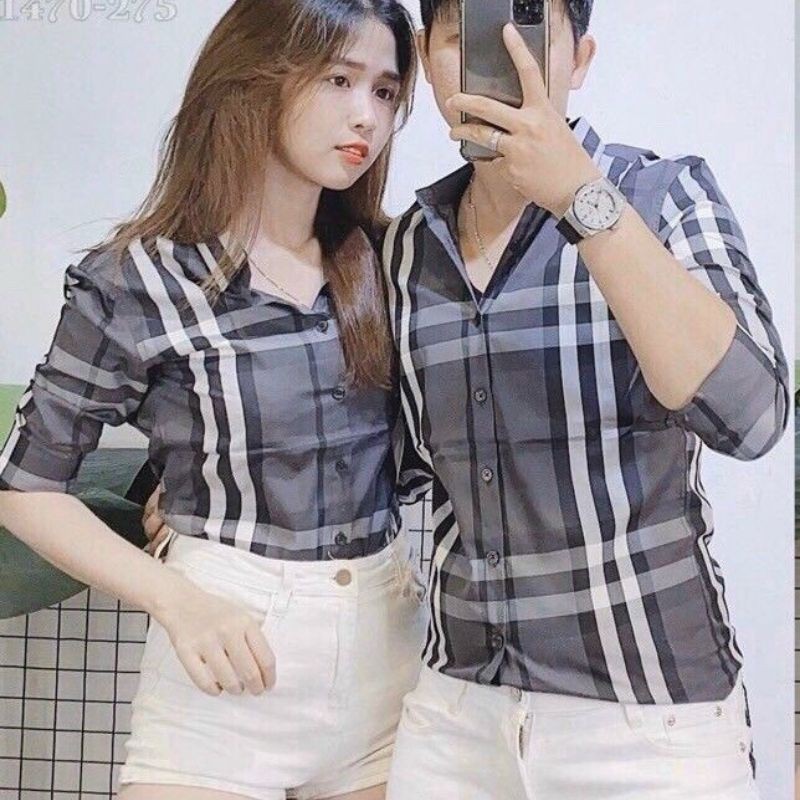 Áo Sơ Mi Nam Nữ Dài Tay Kẻ Sọc Trẻ Trung Cá Tính, Lịch Sự Thích Hợp Đi Làm, Đi Chơi | BigBuy360 - bigbuy360.vn