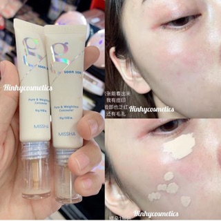 Che khuyết điểm siêu mịn Missha Soon Soo Pure