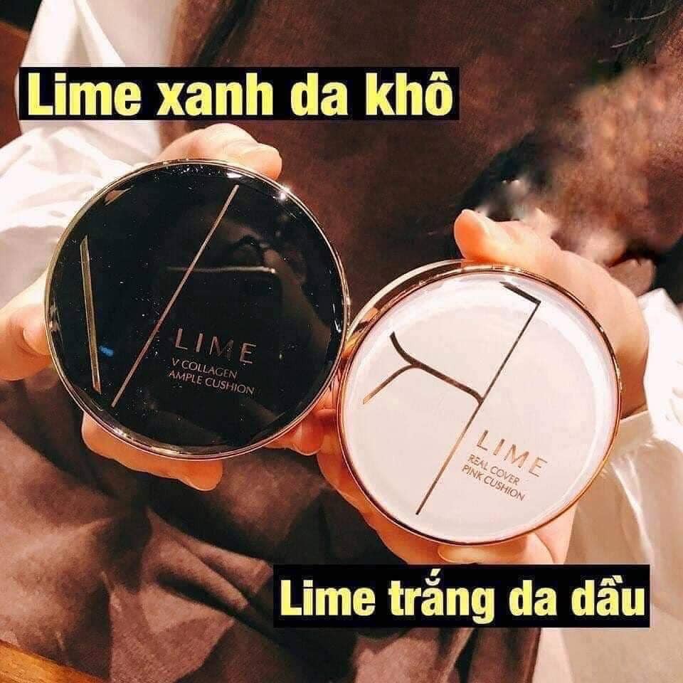 PHẤN NƯỚC LIME ĐỦ 2 MÀU XANH TRẮNG Hàn Quốc.