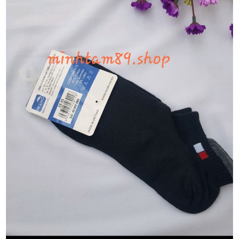 Tất cổ thấp PRANO kháng khuẩn chống hôi chân