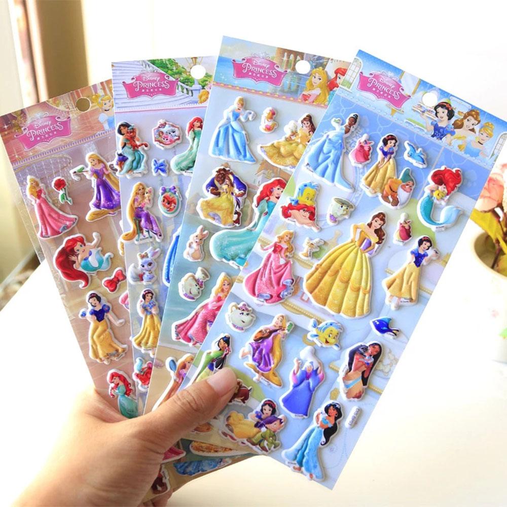 Miếng Dán Trang Trí Hình Công Chúa Elsa Xinh Xắn Dễ Thương