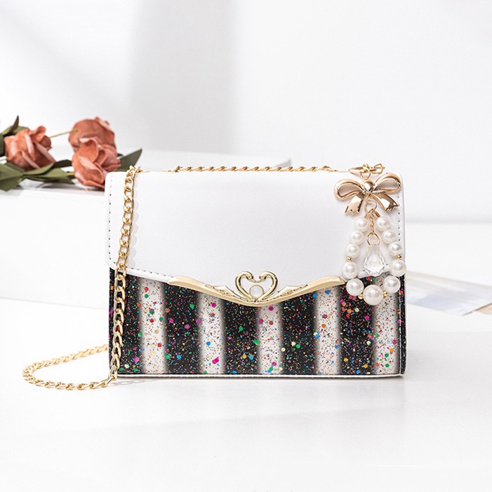 Túi Đeo Chéo, Túi Đeo Chéo T35 T32 Da Bóng Đen