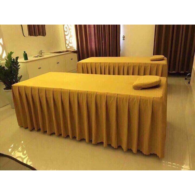 GA/DRAP XỐP CHÉO (KATE) CHO SPA, GIƯỜNG MI, PHUN XĂM, MEO THEO KÍCH THƯỚC YÊU CẦU | BigBuy360 - bigbuy360.vn