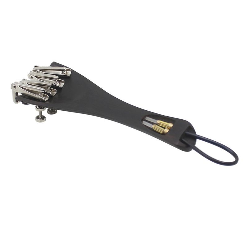 Bộ Phụ Kiện Đuôi Đàn Violin Bằng Chất Liệu Tổng Hợp Siêu Bền Kèm 4 Dây Nylon Và Dây Thừng 4 / 3 4 / 4