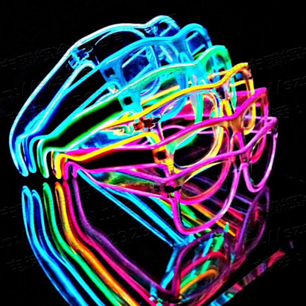 Mắt Kính Có Đèn Led Phát Quang Độc Đáo Cho Tiệc Cưới / Giáng Sinh / Halloween (Không