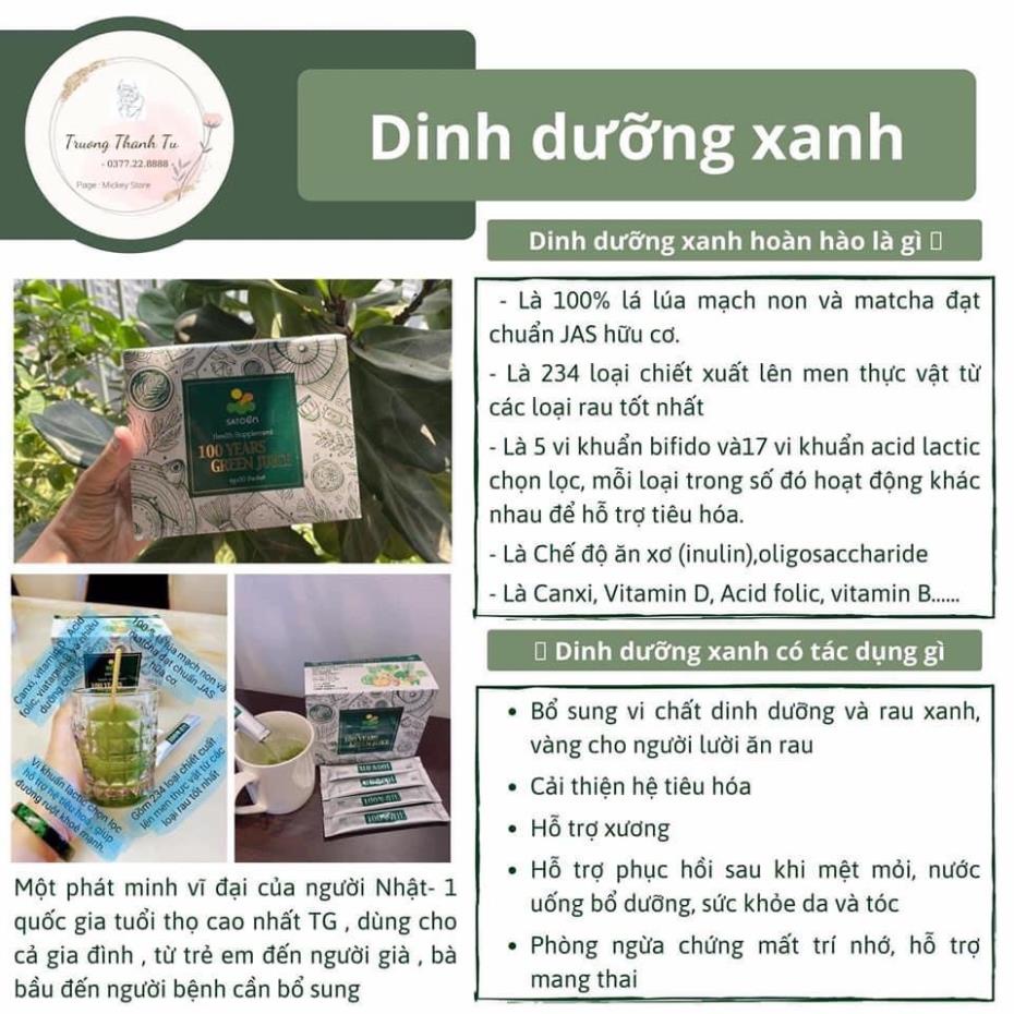Dinh Dưỡng Xanh Cao Cấp Xuất Xứ Nhật Bản Bổ Sung Chất Dinh Dưỡng Dành Cho Cả Gia Đình