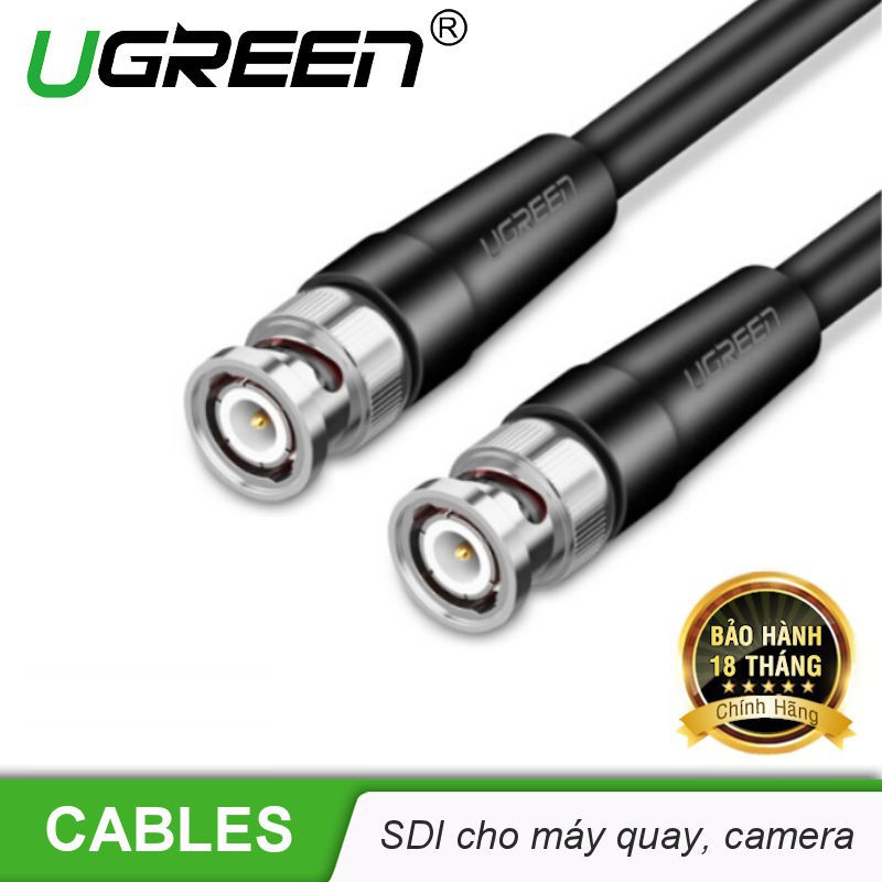 Dây cáp tín hiệu SDI dùng để kết nối với các thiết bị video chuyển nghiệp như Máy quay, camera UGREEN SP103