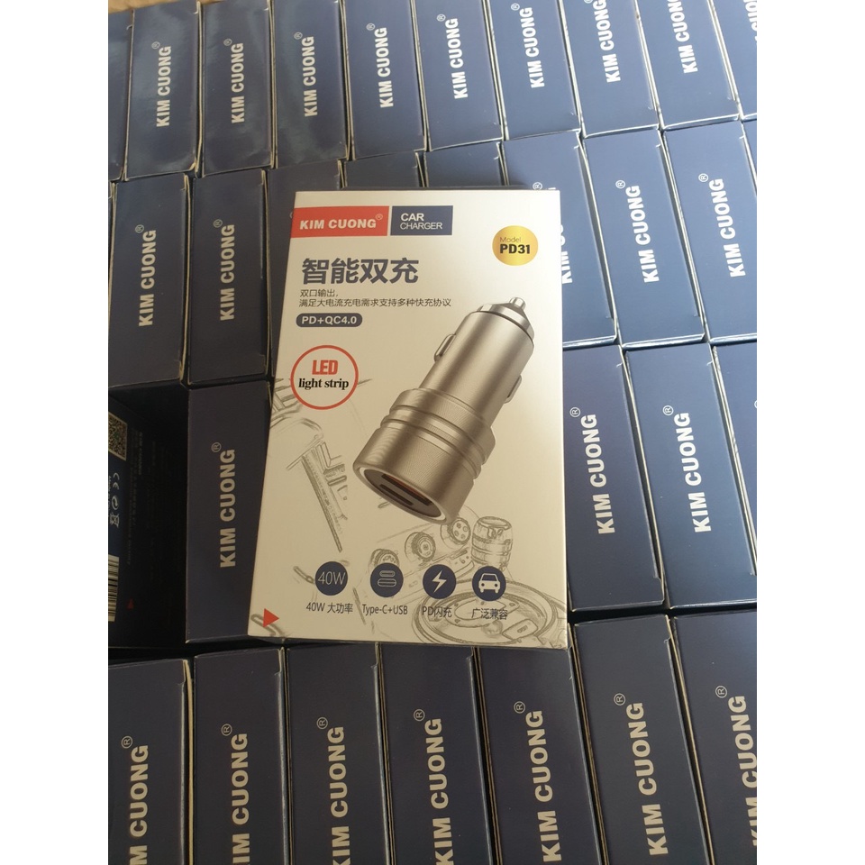 Cóc sạc xe hơi Kim Cương PD31