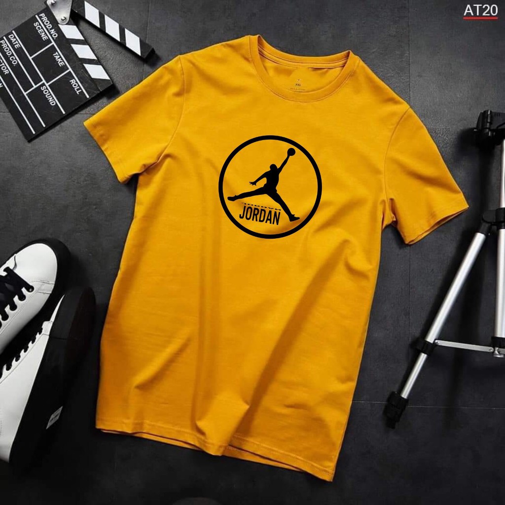 [Mã FAMARAL1 giảm 10K đơn 50K] Áo thun áo thun jordan đủ màu ( Đen, Trắng, Vàng, Đỏ )