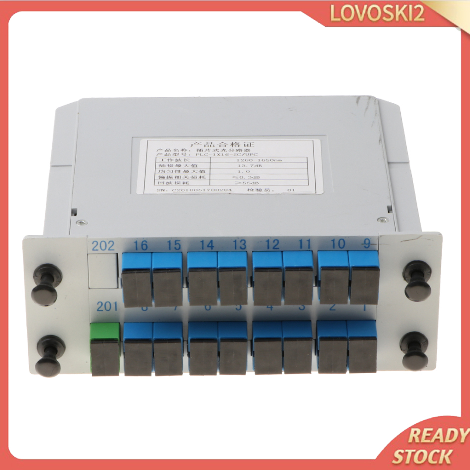 Bộ Chia Quang Kỹ Thuật Số Sc / Upc 1x16 Plc Cho Catv