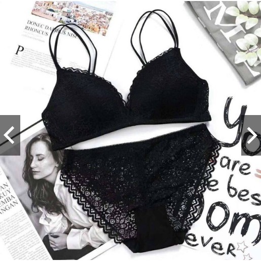 NEW HOTTREND- BỘ ĐỒ LÓT REN KHÔNG GỌNG ĐỆM MỎNG SIÊU SEXY | BigBuy360 - bigbuy360.vn