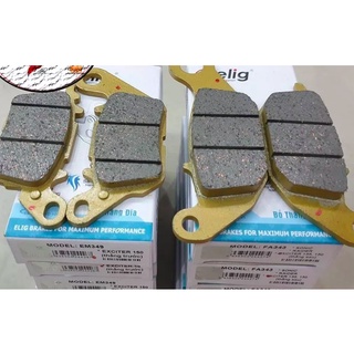 Bố thắng đĩa trước và sau elig cho xe exciter 150, sirius fi