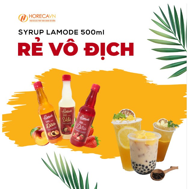Siro Lamode 500ml - Siro Pha Chế Thương Hiệu Việt - Giá Rẻ Vô Địch - Cam Kết 100% Chính Hãng