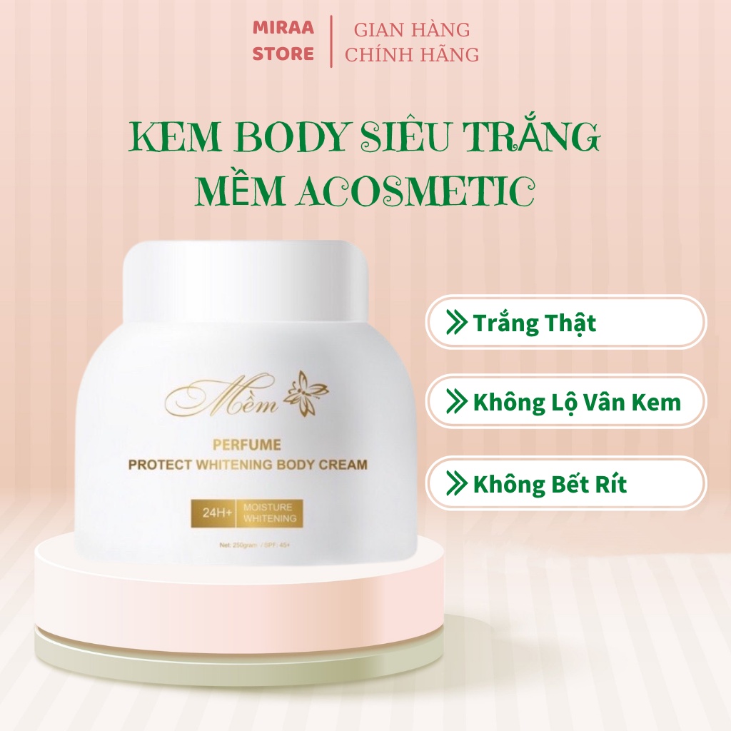 Kem Dưỡng Da Body Siêu Trắng Mềm Acosmetic Hương Nước Hoa, Chăm Sóc Da