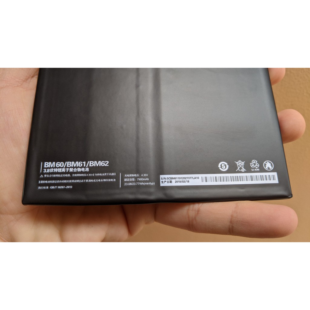 (CÓ SẴN) Pin Xiaomi MiPad 1 dung lượng cao 7.900mAh - Pin BM60 BM61 BM62 và phụ kiện cho Xiaomi Mi Pad 1