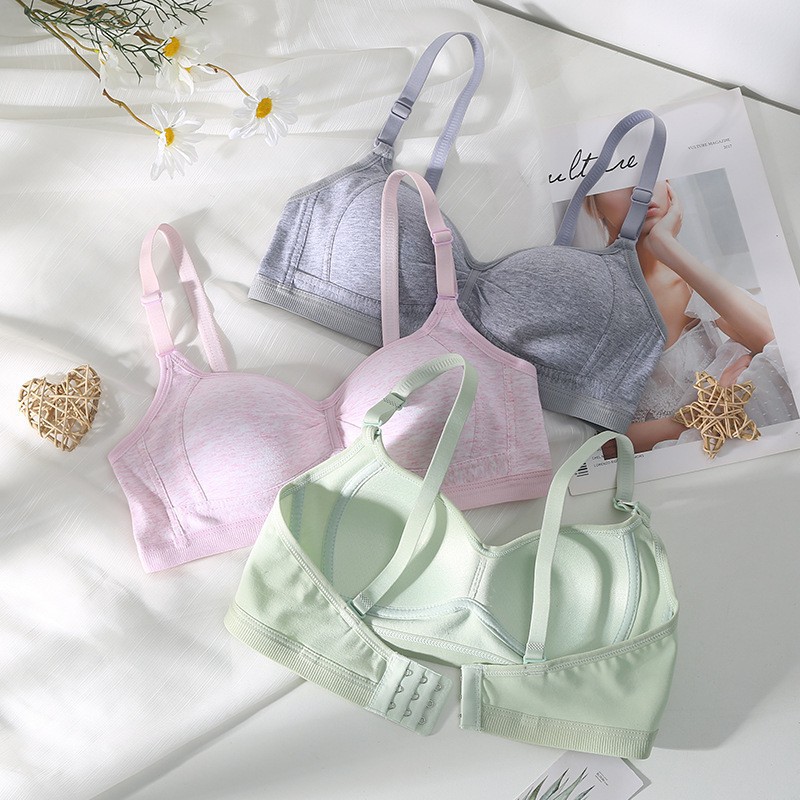 BỘ ĐỒ LÓT nữ xinh xắn dễ thương chất đẹp tinh khiết áo lót không gọng đệm mỏng NuciFera_AL56