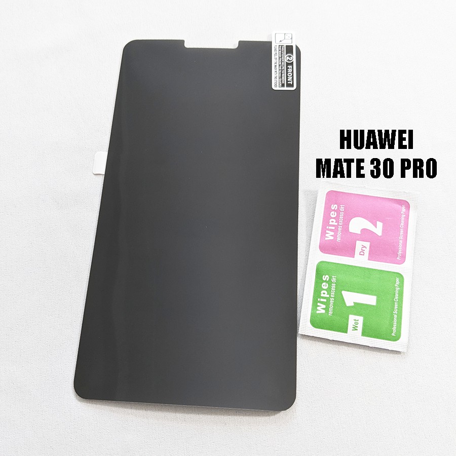 Miếng dán chông nhìn trộm TPU Huawei Mate 30 Pro (tặng kèm giấy lau)