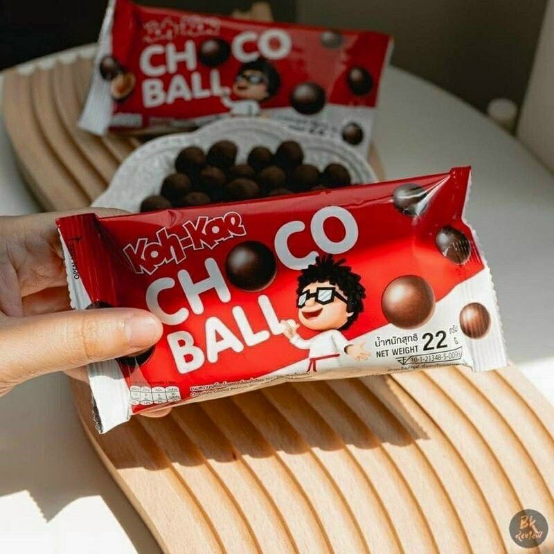 Đậu Phộng Phủ Socola KOH-KAE Choco Ball Thái Lan 22g [HỘP 12 GÓI]