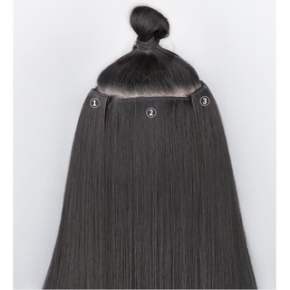 Bộ Tóc Giả Thẳng Dài 60cm Cho Nữ