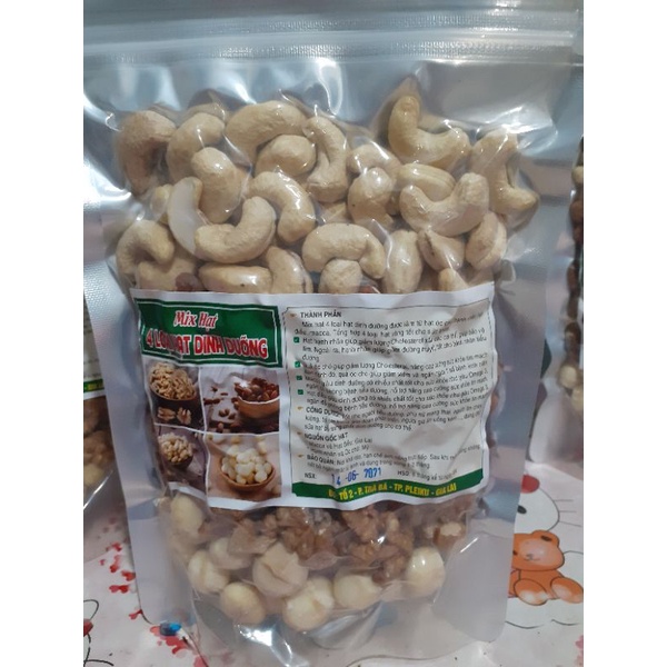 Mix 4 loại hạt ngon macca, óc chó,hạnh nhân, hạt điều hàng ngon chuẩn 1kg