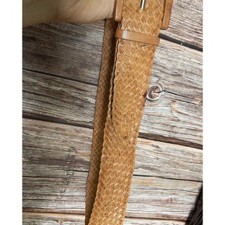 Thắt lưng da thật vintage da mềm bản 8cm freesize