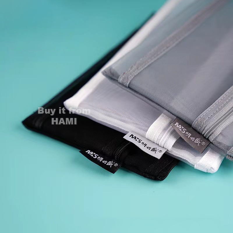 Túi đựng bút lưới, túi đựng đồ dùng cá nhân hình hoạt hình TB01