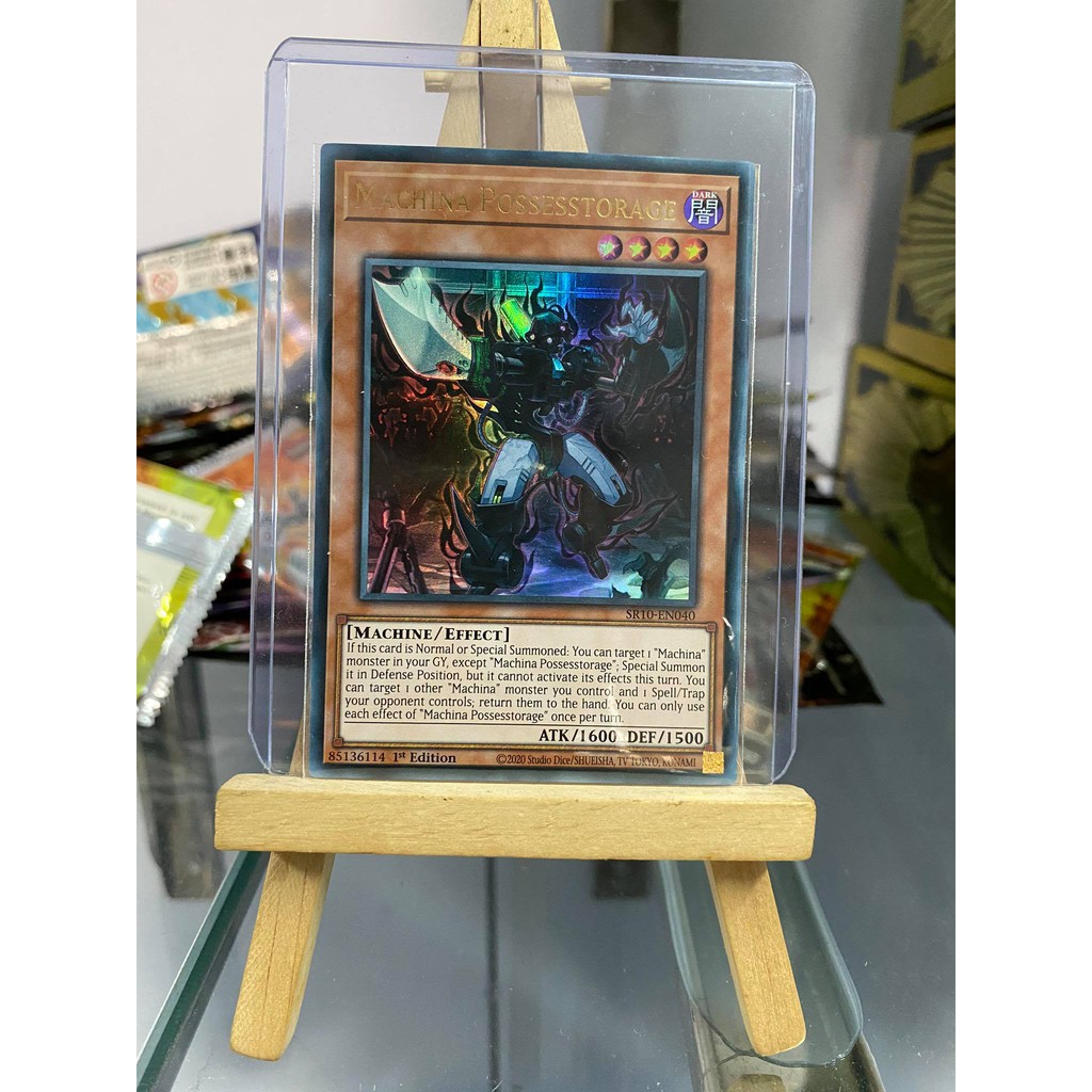 [ Dưa Hấu Yugioh ] Lá bài thẻ bài Machina Possesstorage - Ultra Rare - Tặng bọc bài nhựa bảo quản