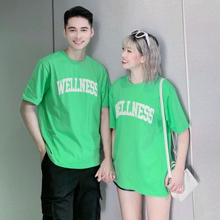 Áo thun tay lỡ nam nữ Unisex LA SOAVE màu xanh in chữ form rộng dáng Ulzzang cho cặp đôi đang yêu - Trendy 2021