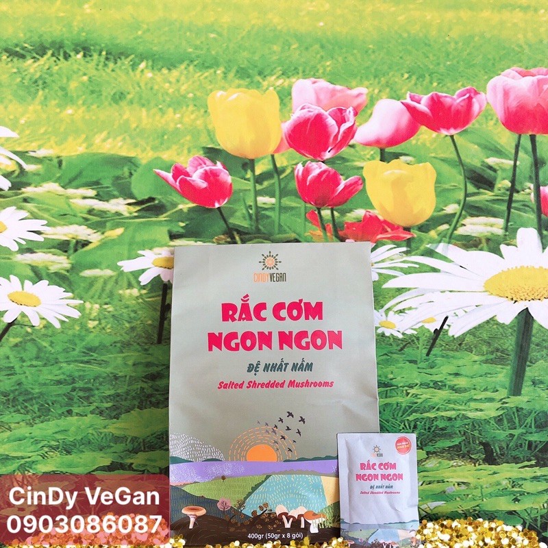 RẮC CƠM NGON NGON ĐỆ NHẤT NẤM HŨ THỦY TINH 200G TÚI GIẤY 400G CHIA THÀNH 8 GÓI NHỎ | BigBuy360 - bigbuy360.vn
