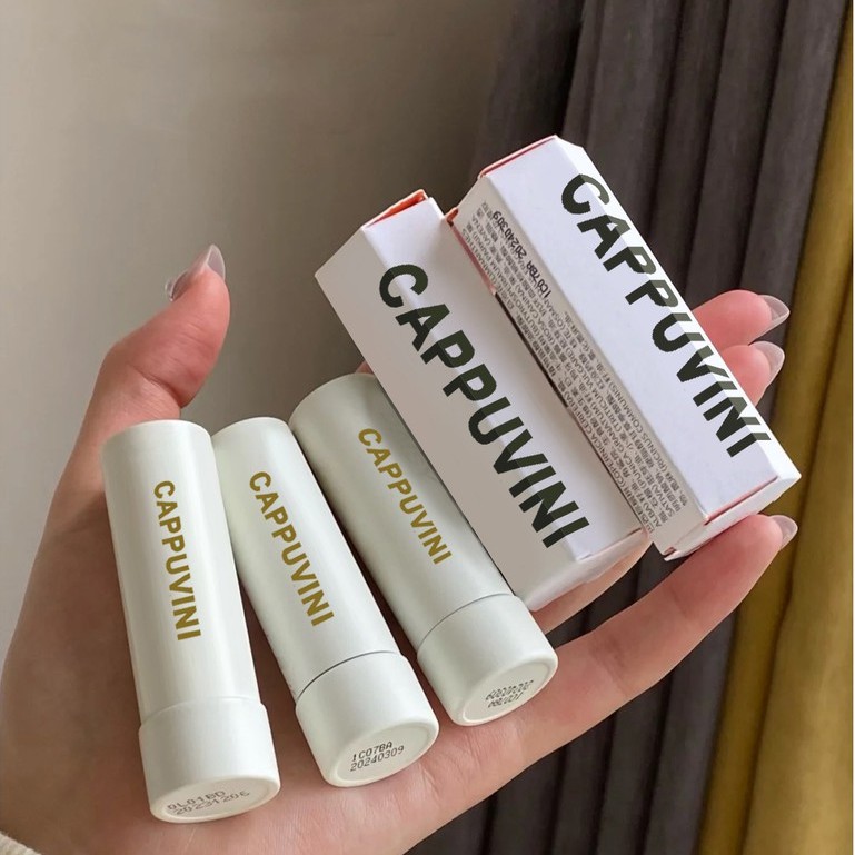 son dưỡng có màu nội địa trung Cappuvini peach có màu tự nhiên