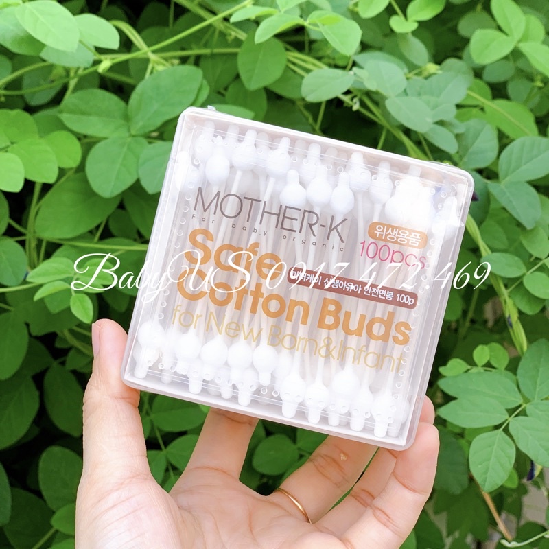 Tăm bông sơ sinh Mother-K Hàn Quốc