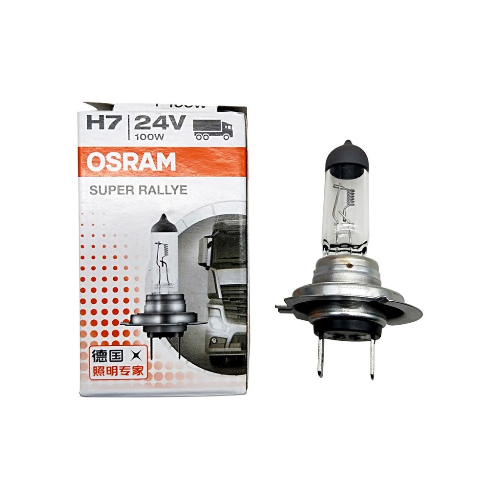 Bóng Đèn Pha Osram Cao Cấp Chân H4, H7, H1, H3 Bóng Công Nghệ Halogen 24V 100W